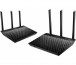 NET ASUS RT-AC66U B1 Dual Band AC1750 router 2 Pack thumbnail