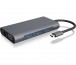 NB-DOCK ICY BOX IB-DK4040-CPD dokkoló állomás és port replikátor Vezetékes USB 3.2 Gen 1 (3.1 Gen 1) Type-C Antracit, Fe thumbnail