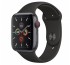 Apple Watch Series 5 GPS+Cellular okosóra, 44mm, Alumínium, asztroszürke/fekete thumbnail