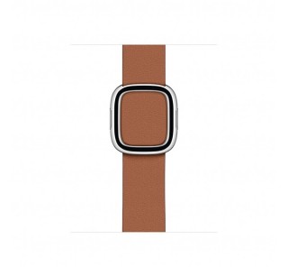 Apple Watch 38/40mm bőr szíj modern csattal, L méretű, vöröses barna Több platform