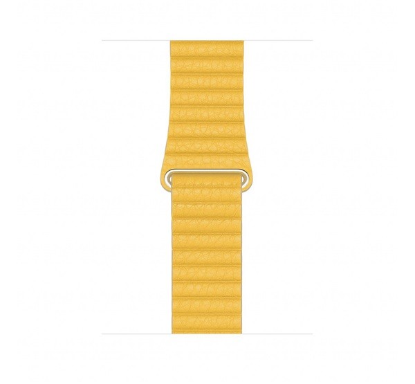 Apple Watch 42/44mm bőr szíj, L méretű, Meyer citrom Több platform