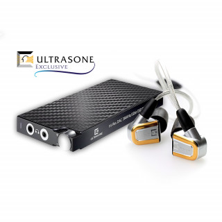 ULTRASONE IQ + PANTHER - Prémium hallójárati hibrid fülhallgató és hordozható Hi-Res DAC és fejhallgató erősítő PC