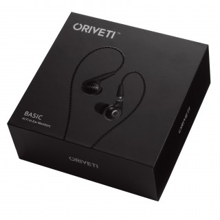 ORIVETI BASIC - Hi-Res Audio minősítésű oldható kábeles dinamikus fülhallgató - Matt fekete PC