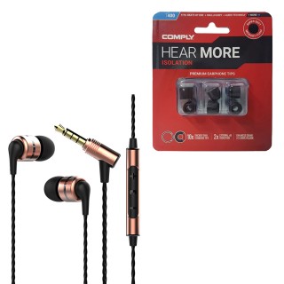 SOUNDMAGIC E80C - In-Ear fülhallgató headset + Comply T-400 ASST - Gold Mobil