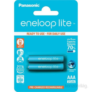 GP Panasonic Eneloop Phone AAA 550mAh mikro ceruza akkumulátor 2db/bliszter PC