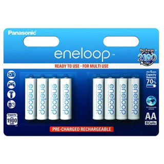 GP Panasonic Eneloop AA 1900mAh ceruza akkumulátor 8db/bliszter PC