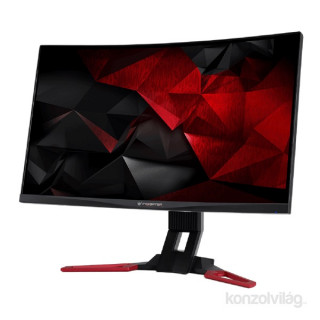 Acer 31,5" Predator Z321QUbmiphzx LED HDMI DisplayPort G-Sync 144Hz-es multimédiás ívelt gamer monitor PC