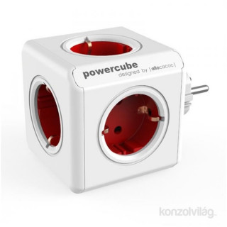 ELOSZT Allocacoc PowerCube Original 5-ös piros hálózati elosztó PC