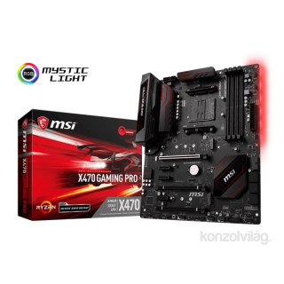 MSI X470 GAMING PRO AMD X470 AM4 ATX alaplap PC