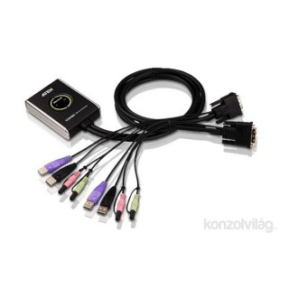 Aten CS682-AT 2 portos USB2.0 DVI KVM switch PC