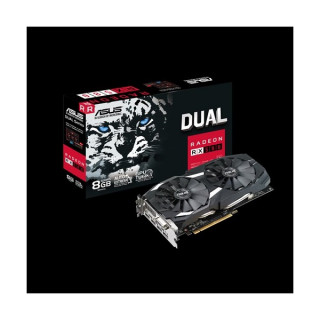 ASUS DUAL-RX580-8G AMD 8GB GDDR5 256bit PCI-E videokártya PC