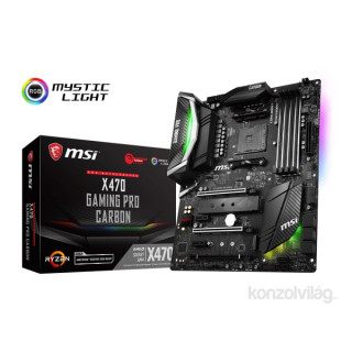 MSI X470 GAMING PRO CARBON AMD X470 AM4 ATX alaplap PC