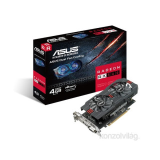 ASUS RX560-4G AMD 4GB GDDR5 128bit PCI-E videokártya PC