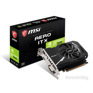 MSI GT 1030 AERO ITX 2GD4 OC nVidia 2GB GDDR5 64bit PCIe videokártya PC