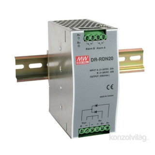 Mean Well DR-RDN20 30V 20A redundáns DIN Rail tápegység PC