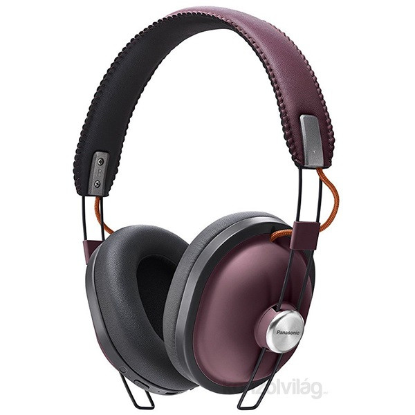 Panasonic RP-HTX80BE-R bordó Bluetooth design fejhallgató headset PC