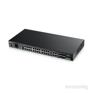 ZyXEL MGS3520-28 24port GbE LAN L2 menedzselhető switch PC