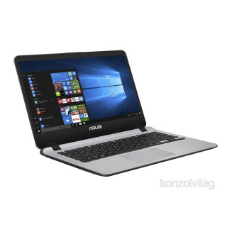 ASUS X407UA-BV369T 14"/Intel Core i3-7020U/4GB/128GB/Int. VGA/Win10/szürke laptop PC