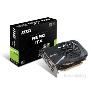 MSI GTX 1060 Aero ITX 3G OC nVidia 3GB GDDR5 192bit PCIe videokártya PC