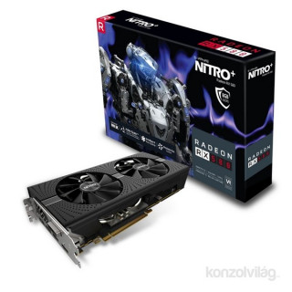 SAPPHIRE NITRO+ RX 580 8GB AMD 8GB GDDR5 256bit PCIe videokártya PC