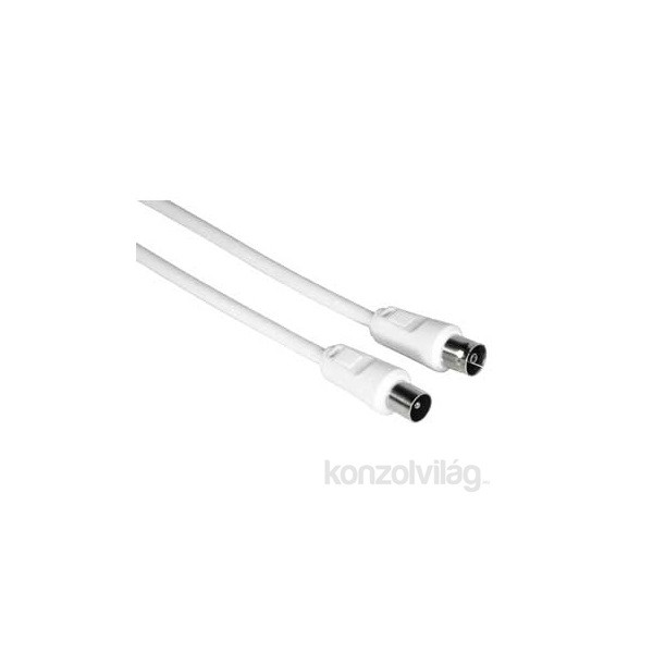 HAMA 11900 ECO árnyékolt 1,5m  fehér antenna kábel PC