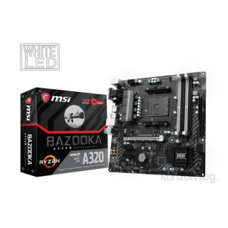 MSI A320M BAZOOKA AMD A320 SocketAM4 mATX alaplap PC