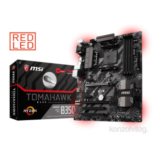 MSI B350 TOMAHAWK AMD B350 SocketAM4 ATX alaplap PC