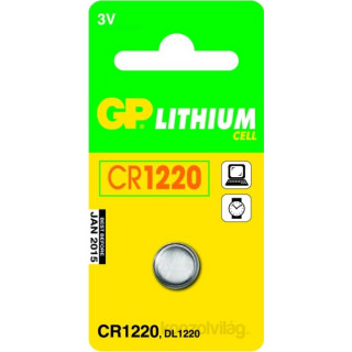 GP CR1220 lítium gombelem 5db/bliszter PC