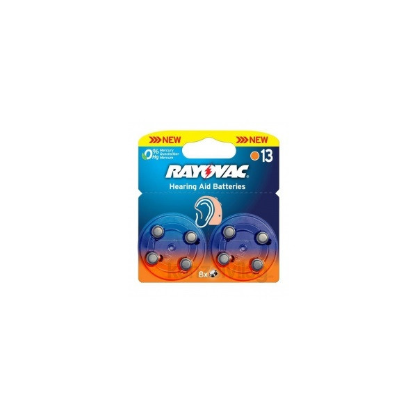 RAYOVAC 13AU-6MFAS BLI8 hallókészülék elem PC