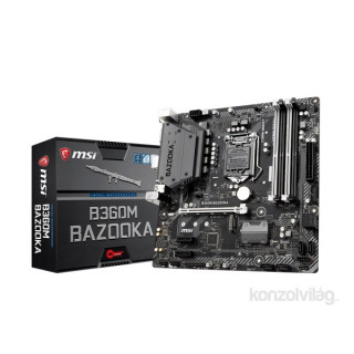 MSI B360M BAZOOKA Intel B360 LGA1151 mATX alaplap PC