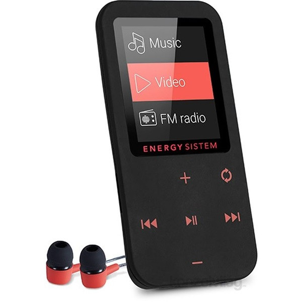 Energy Sistem EN 426454 Touch Bluetooth-os 8GB fekete/korall MP4 lejátszó PC