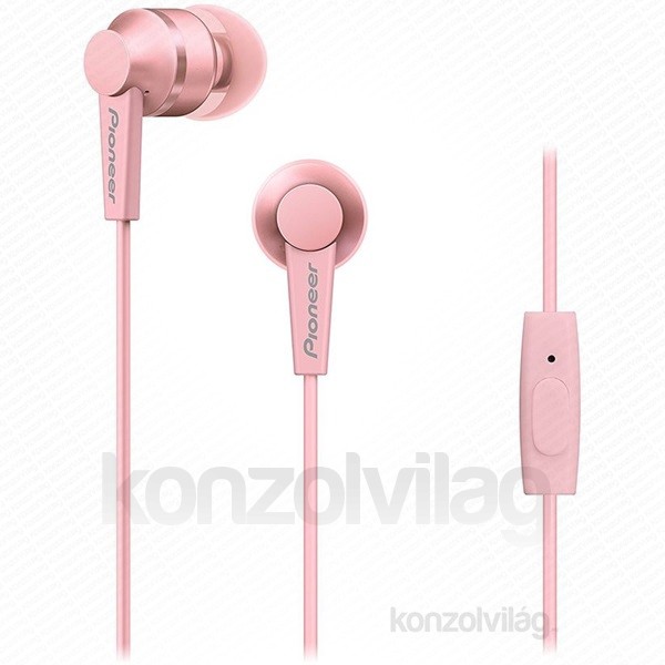 Pioneer SE-C3T-P rózsaszín mikrofonos fülhallgató PC