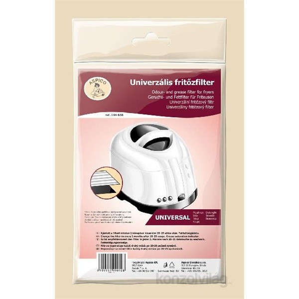 Aspico 184658 univerzális fritozfilter Otthon