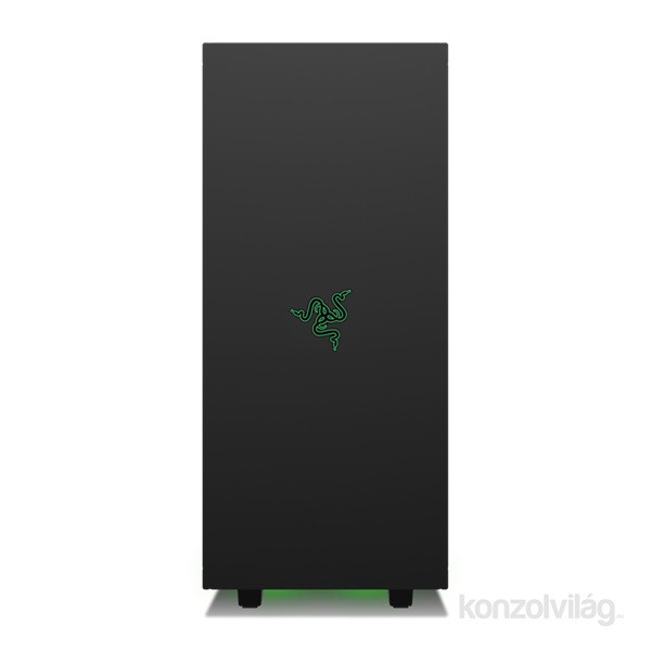 NZXT S340 Mid Tower Razer Edition Fekete (Táp nélküli) ATX ház PC