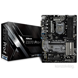 ASRock Z370 Pro4 Intel Z370 LGA1151 ATX alaplap PC