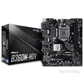 ASRock B360M-HDV Intel B360 LGA1151 mATX alaplap PC