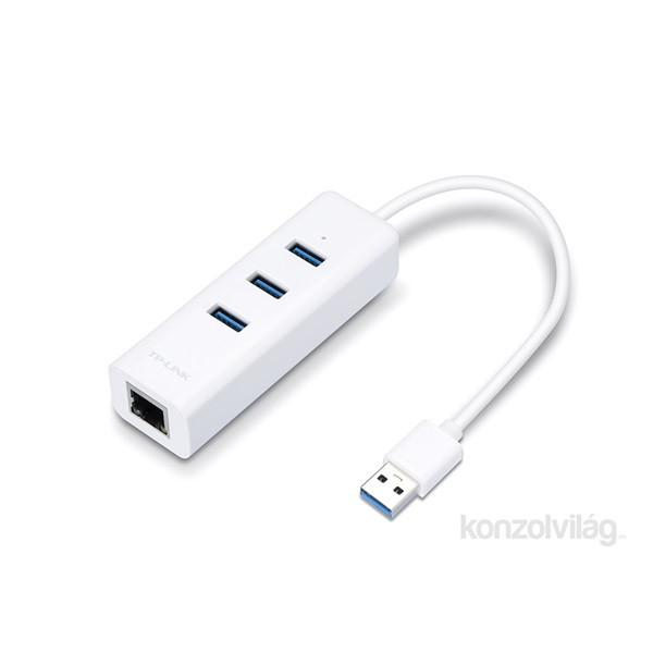 TP-Link UE330 USB 3.0 to Gigabit Ethernet Network Adapter, 3-Port USB 3.0 HUB PC
