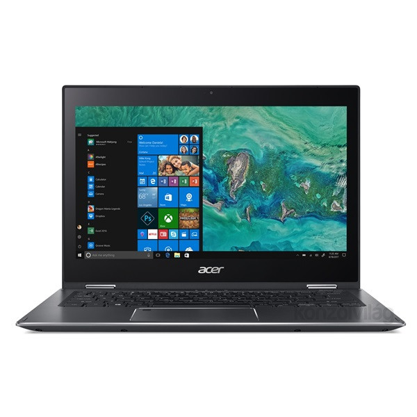 Acer Spin 5 SP513-53N-74FP 13,3" FHD IPS/Intel Core i7-8565U/8GB/256GB/Int. VGA/Win10/szürke laptop PC