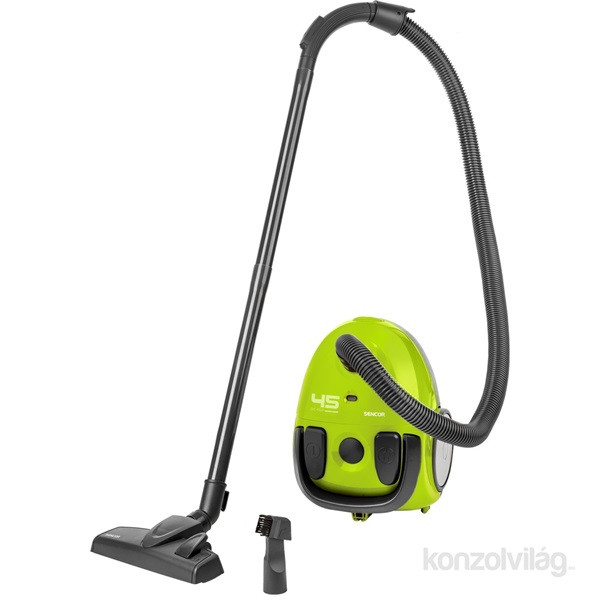 Sencor SVC 45GR-EUE3 zöld porzsákos porszívó Otthon