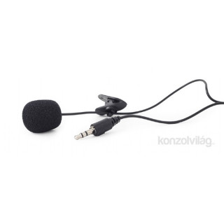 MIC Gembird MIC-211B fekete felcsíptethetős mikrofon PC