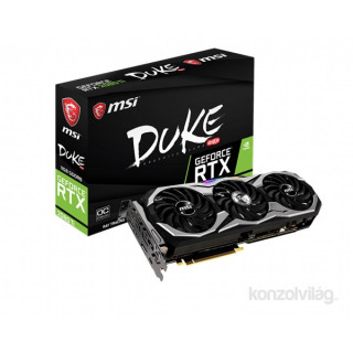 MSI RTX 2080 Ti DUKE 11G OC nVidia 11GB GDDR6 352bit PCIe videokártya PC