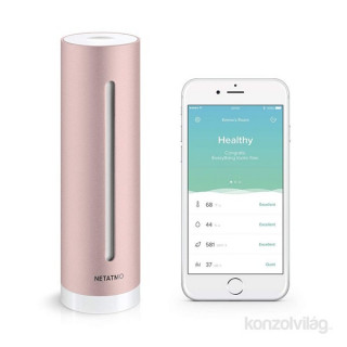 Netatmo Healthy Home Coach okos hőmérséklet, zaj és páratartalom megfigyelő állomás Otthon