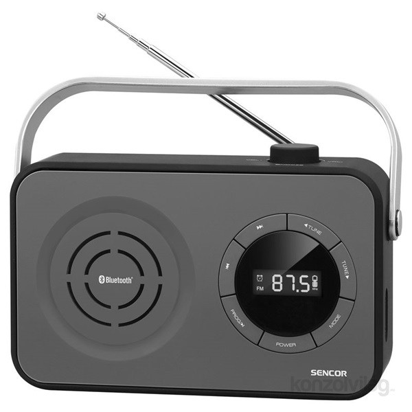 Sencor SRD 3200 B Bluetooth fekete táskarádió Audio