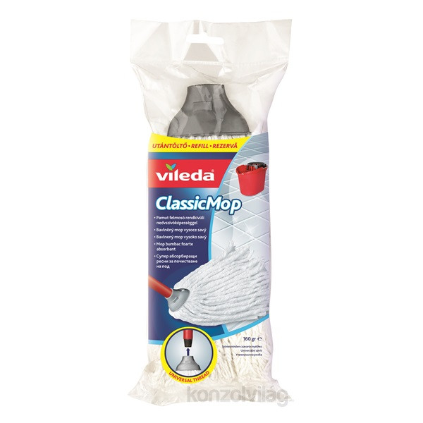 Vileda Classic Mop pamut gyorsfelmosó utántöltő Otthon