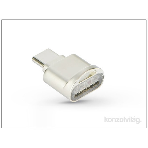 Haffner PT-4243 Type-C - MicroSD memóriakártya olvasó adapter PC