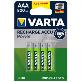 GP Varta AAA 800mAh NiMh akku 3+1 db/bliszter PC