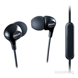 Philips SHE3555BK fekete mikrofonos fülhallgató Mobil