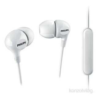 Philips SHE3555WT fehér mikrofonos fülhallgató Mobil