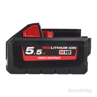 Milwaukee M18 HB5 18 V 5.5 Ah Redlithium-Ion akkumulátor PC