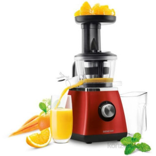 Sencor SSJ 4042RD Slow Juicer piros-fekete gyümölcsprés Otthon